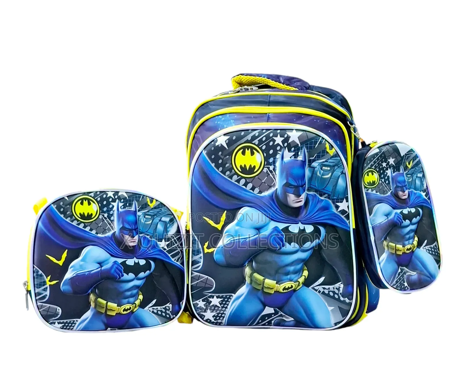 Boys 3pc Character School Bag Set
