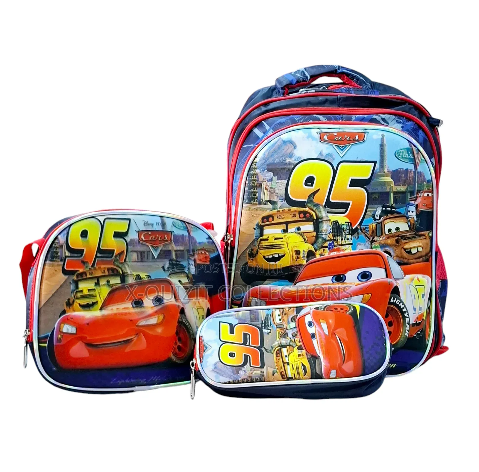 Boys 3pc Character School Bag Set