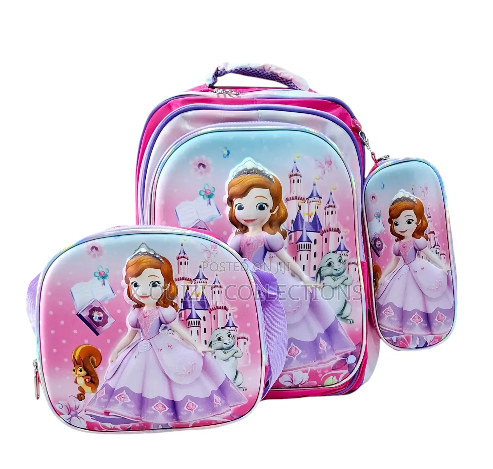 Girls Character School Bag Set - 3pc