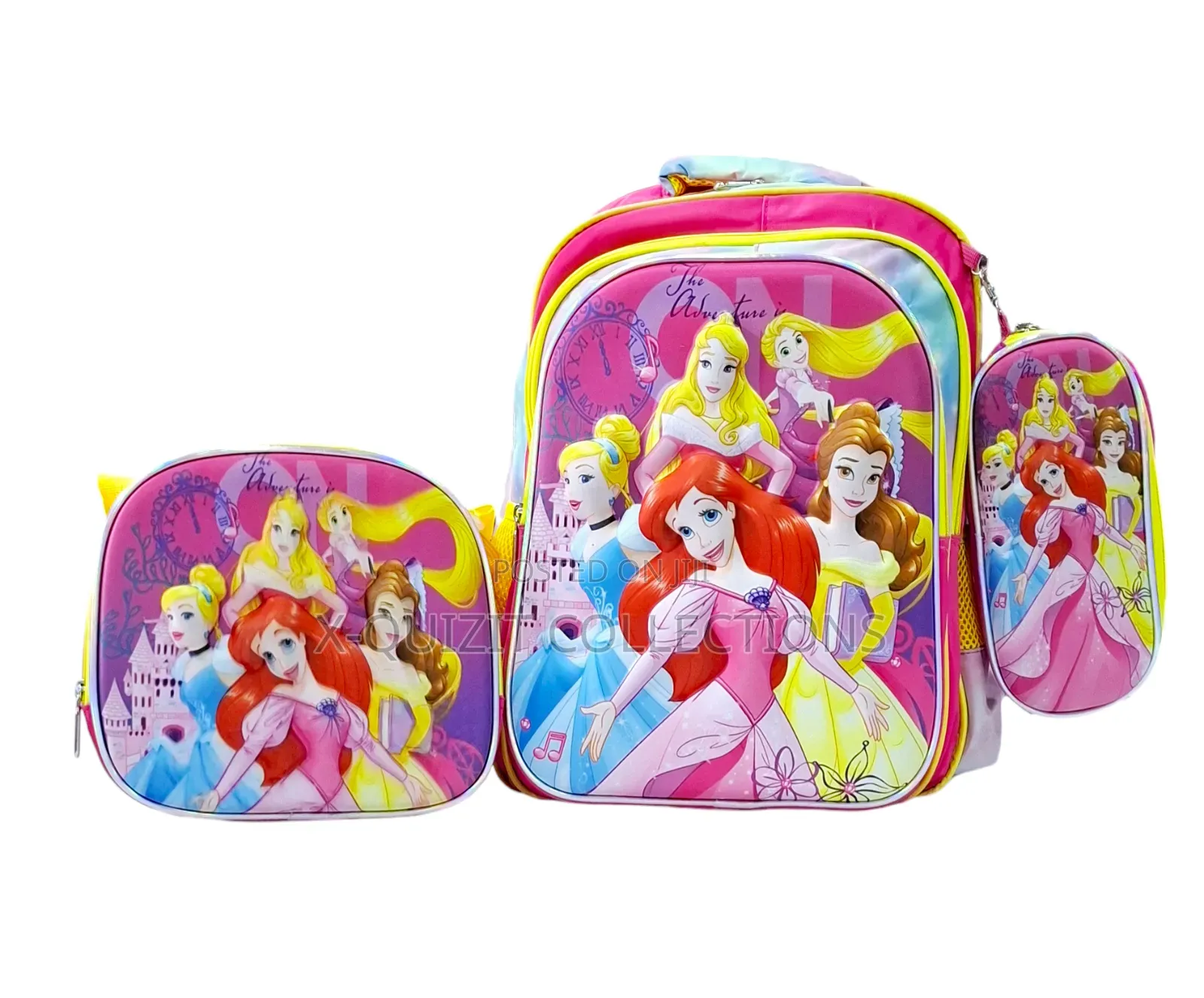 Girls Character School Bag Set - 3pc