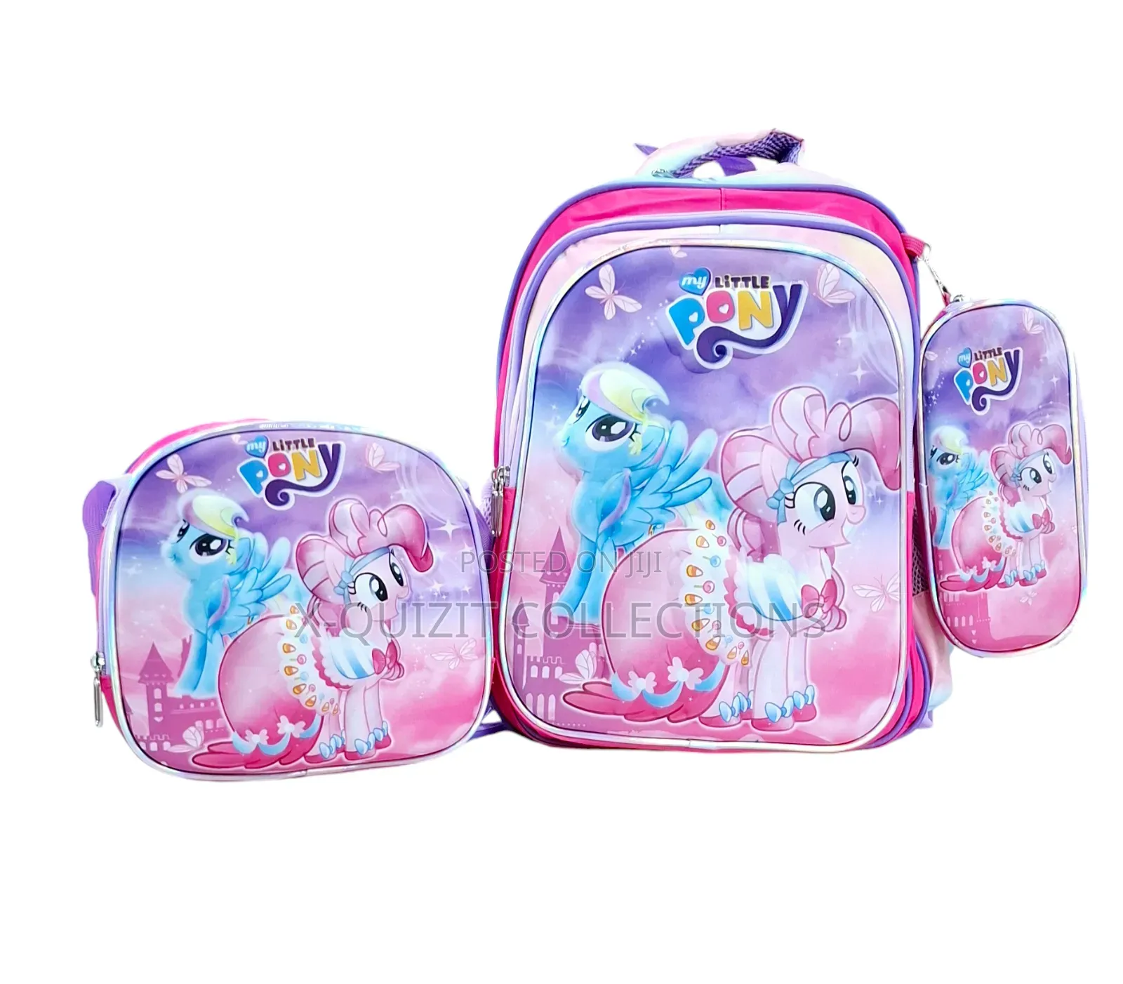 Girls Character School Bag Set - 3pc