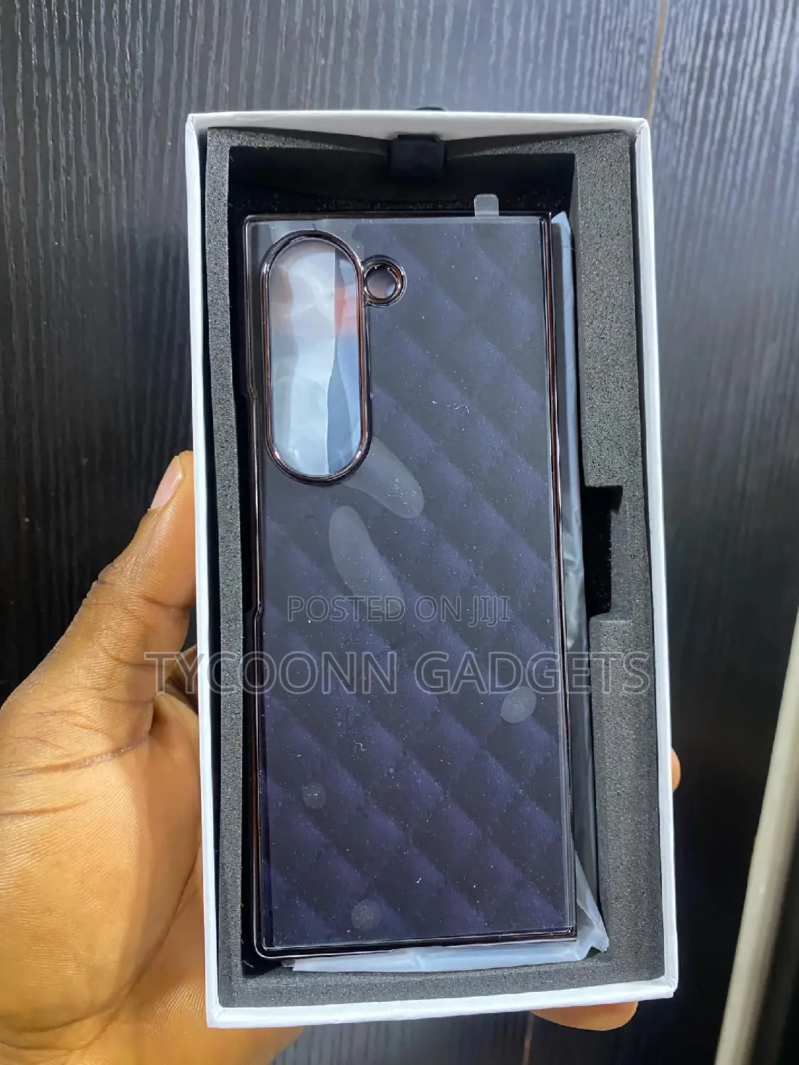 Z Fold 6 Colorful Crystal Case With Front Screen Protector