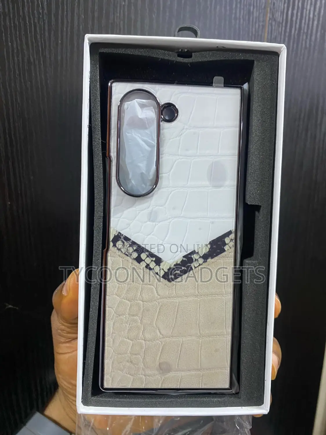 Z Fold 6 Colorful Crystal Case With Front Screen Protector