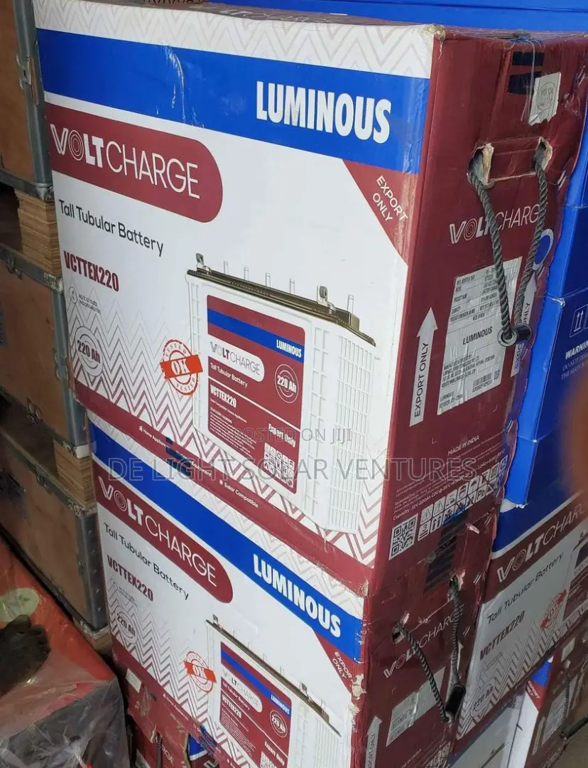 220ah 12V Luminous Tubular Solar Battery