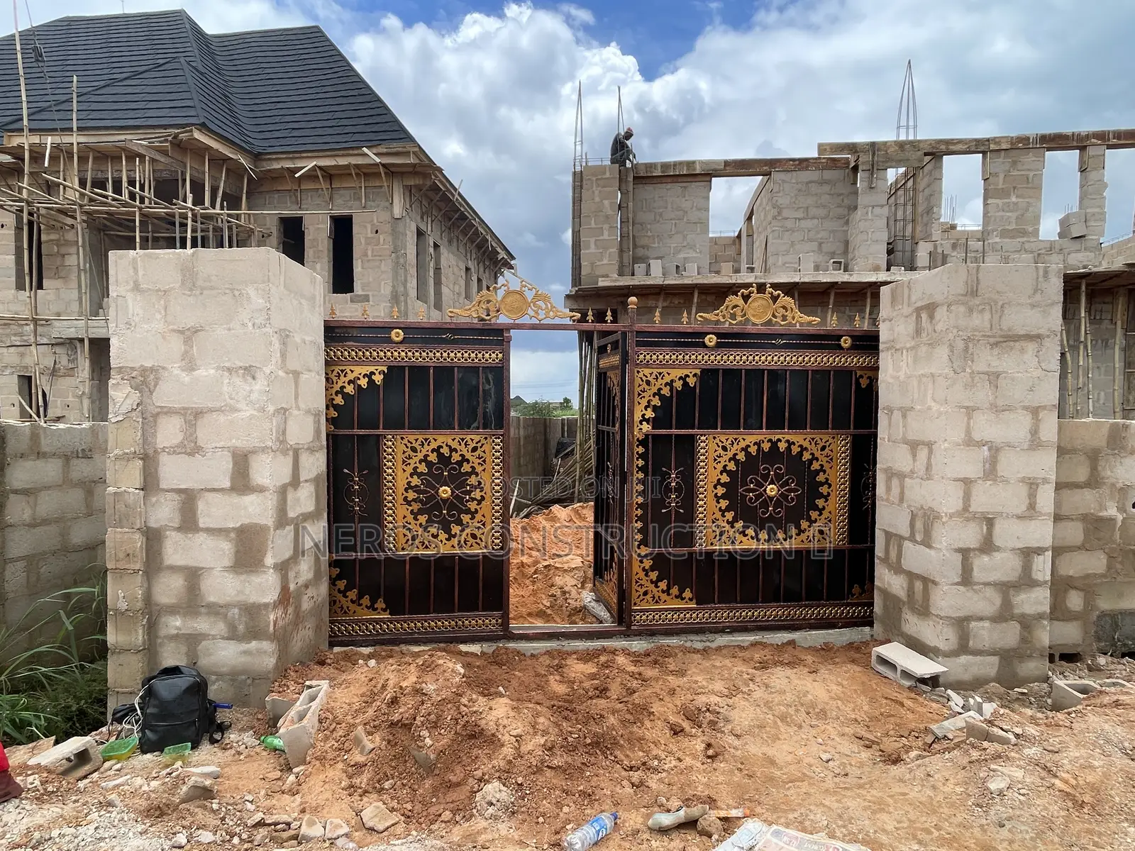 Wrought Iron Rolling Gate