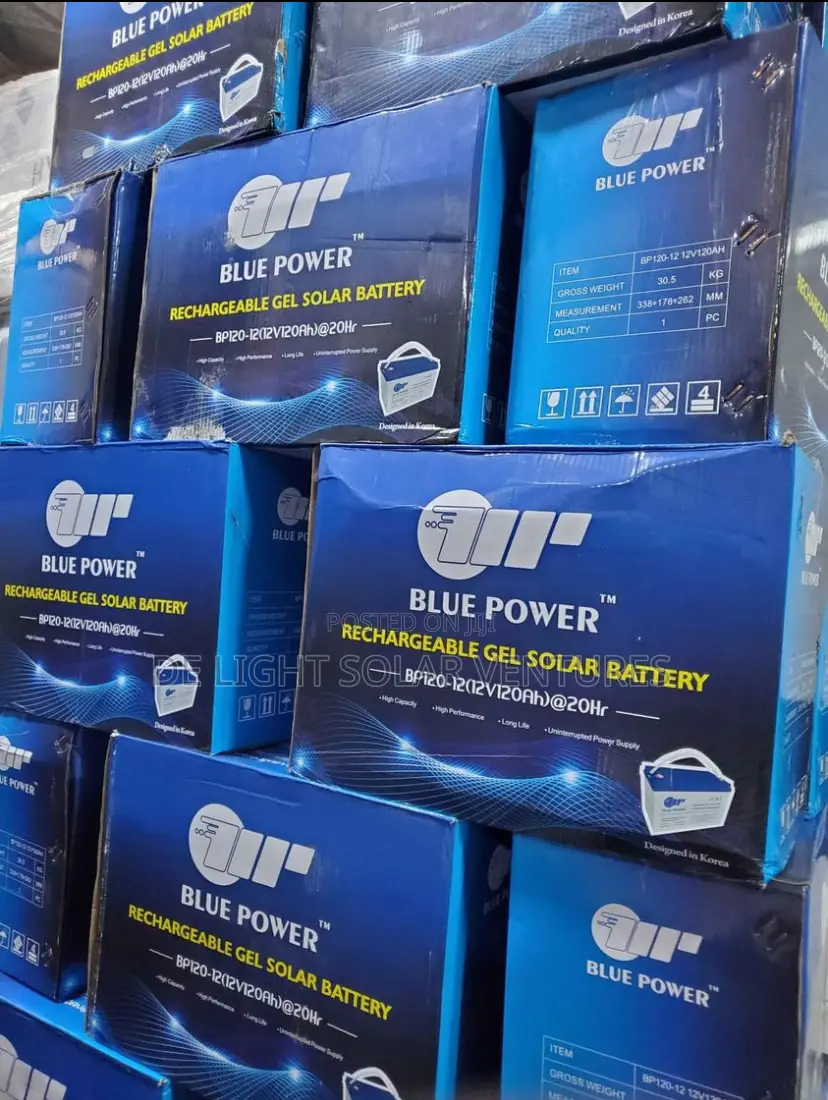 120A 12V Blue Power Solar Gel Battery