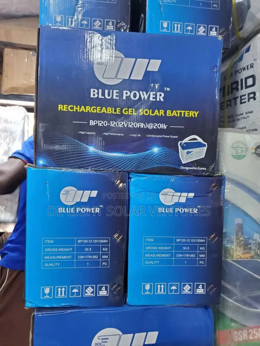 120A 12V Blue Power Solar Gel Battery