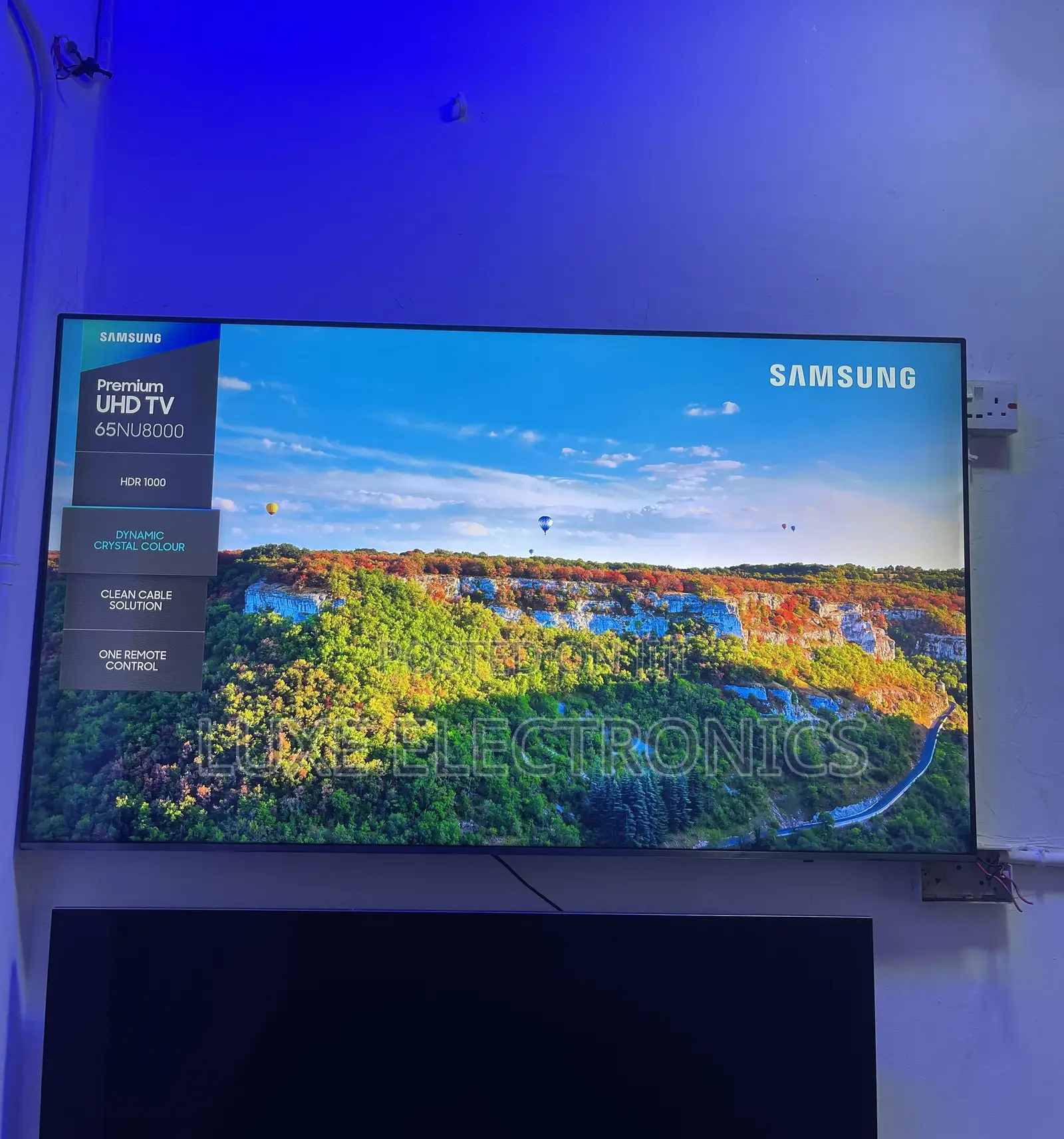 65 Inches Samsung Premium UHD HDR Smart Tv Air Slim