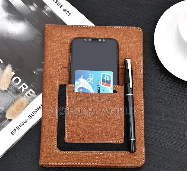 A5 Notebook Pen Corporate Set With Phone and Card Holder