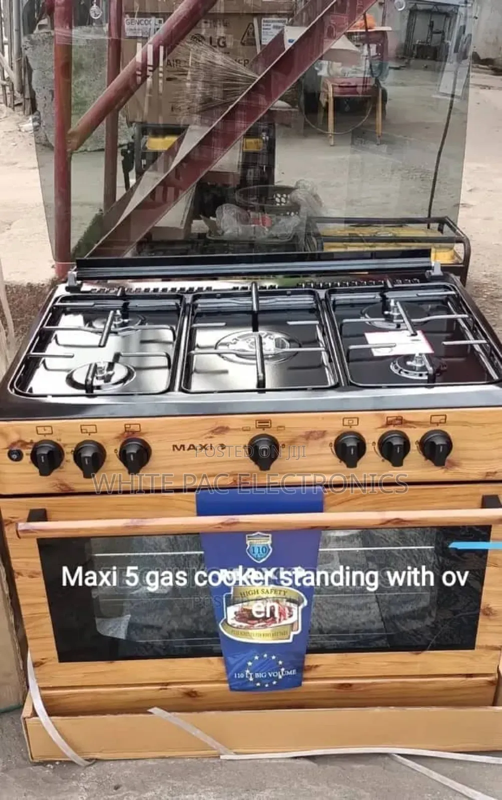 Original Maxi Standing Cooker 5 Gas Burner Automatic / Oven