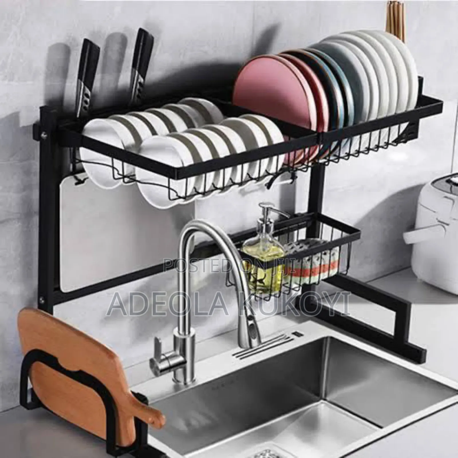 Over the Sink Plate Rack ( 65cm, Single Sink)