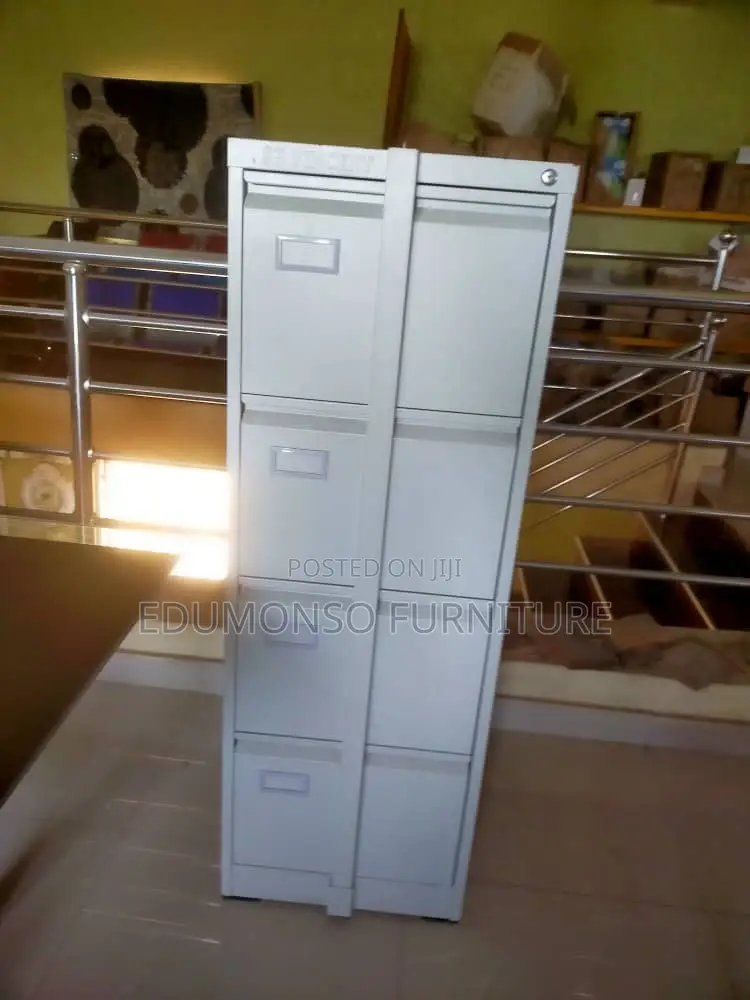 4-Drawers Metal Filling Cabinet With Locker