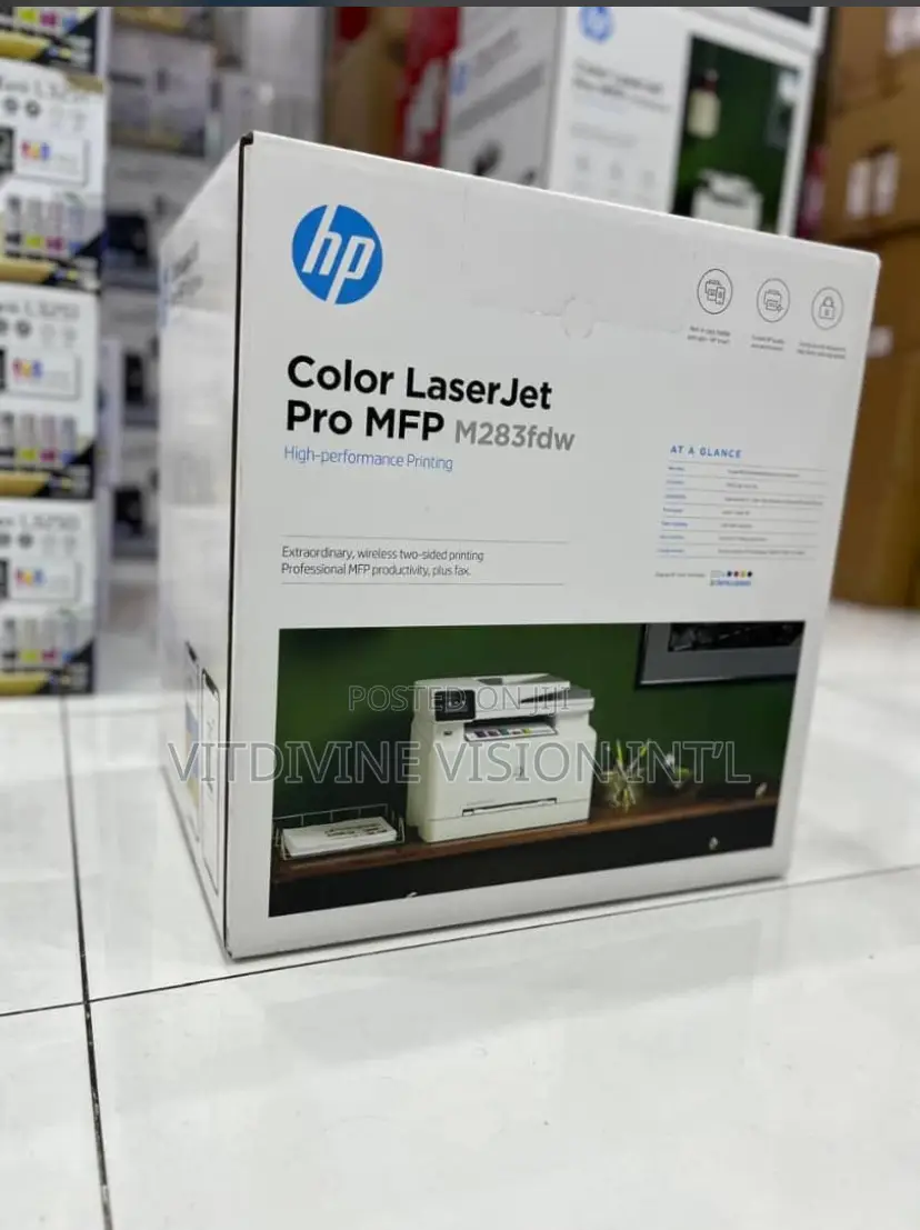 Hp Color Laserjet Pro MFP M283fdw Printer Hp 207a Tonercyan