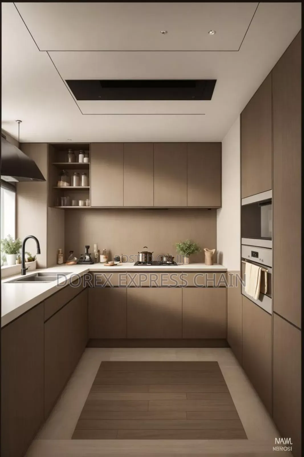 U-Shaped Kitchen Luxury.