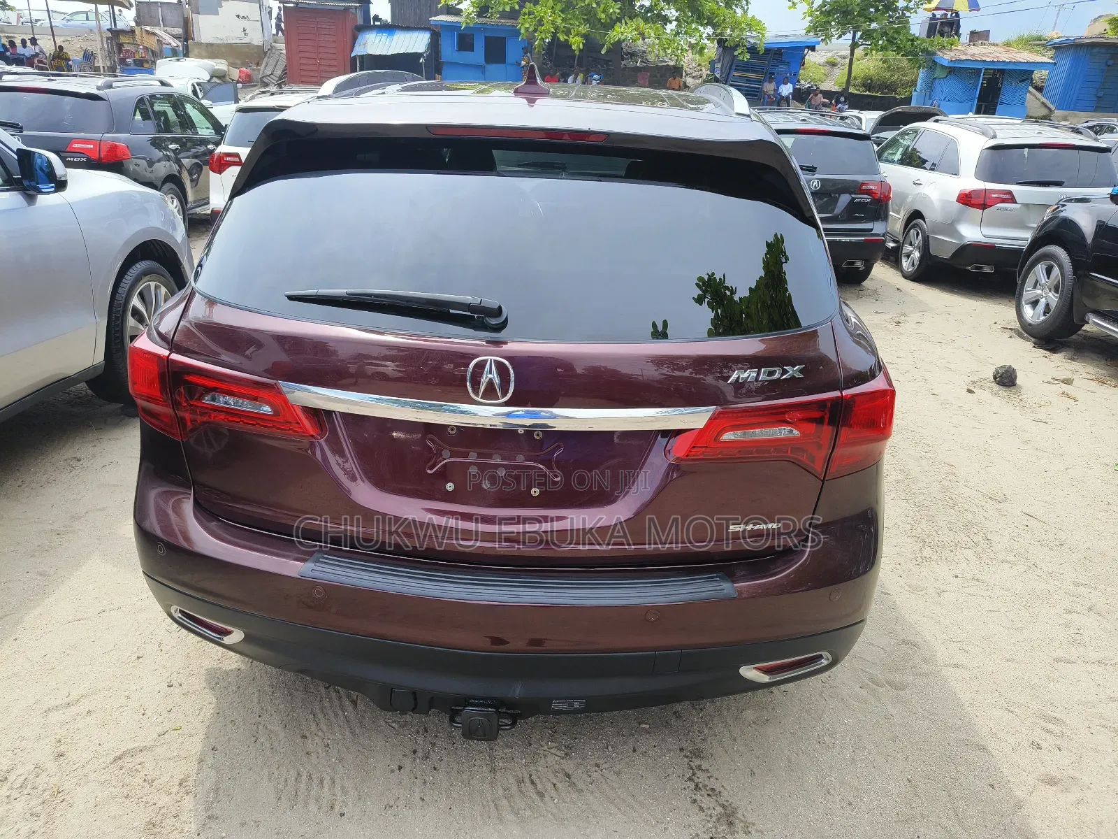 Acura MDX SH 4dr SUV AWD (3.5L 6cyl 9A) 2016 Red