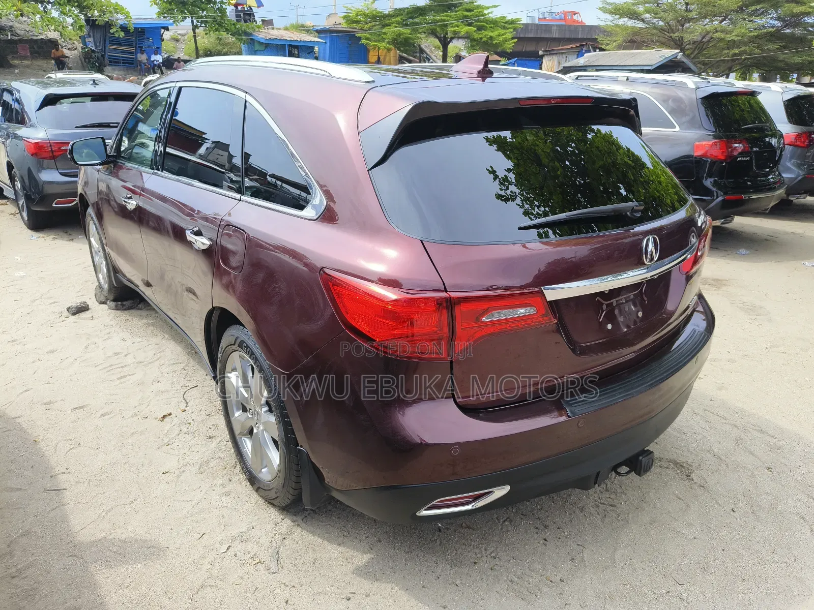 Acura MDX SH 4dr SUV AWD (3.5L 6cyl 9A) 2016 Red