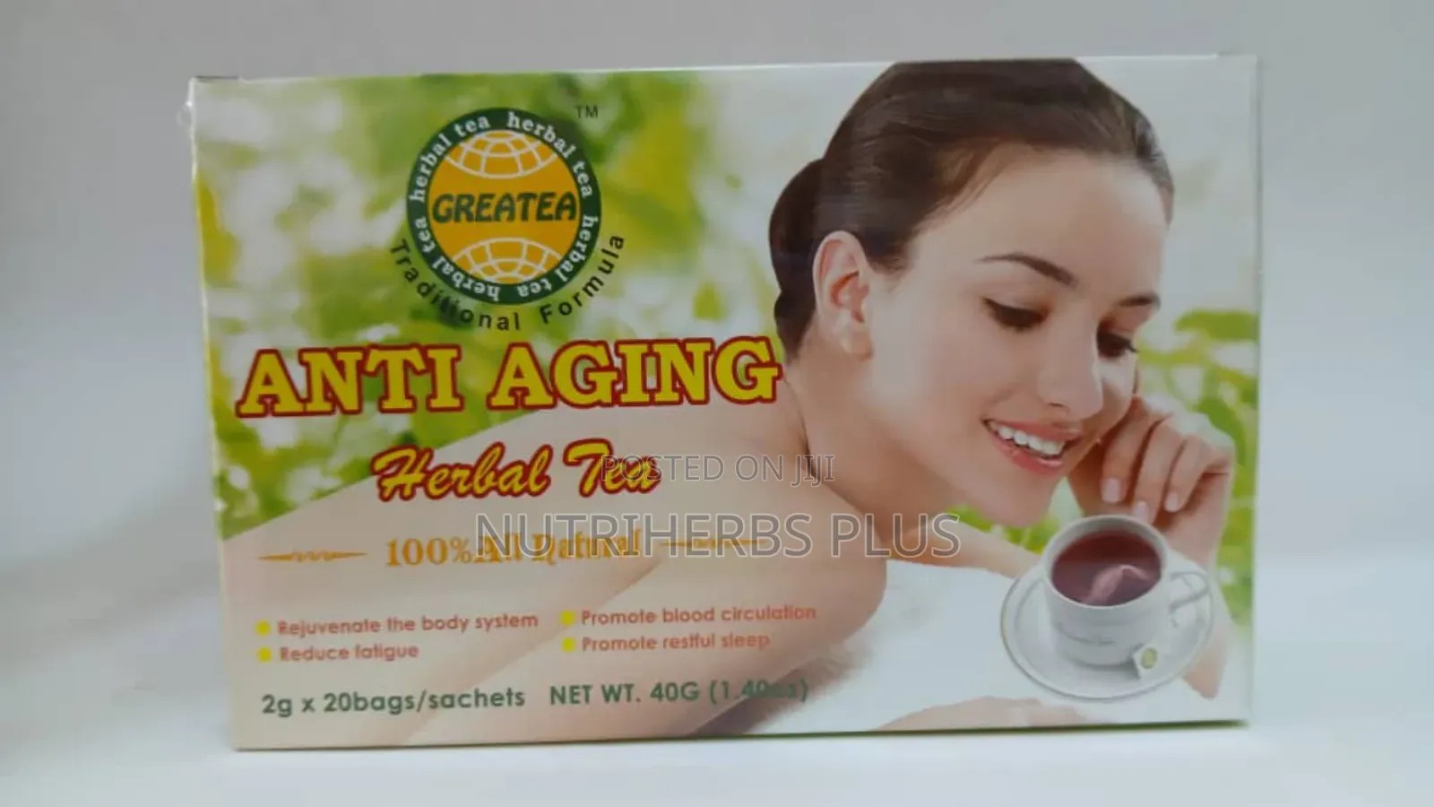 Greatea Anti-Aging Herbal Tea: Very Good for Youthful Skin
