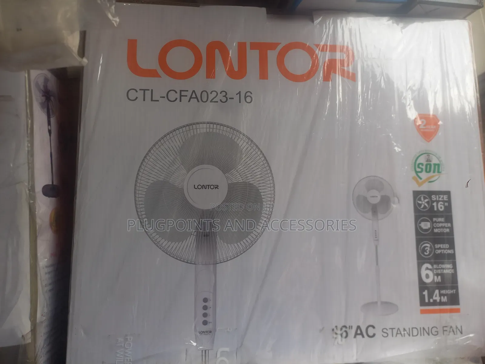 Lontor 16" Electric Fan Clearance Sales