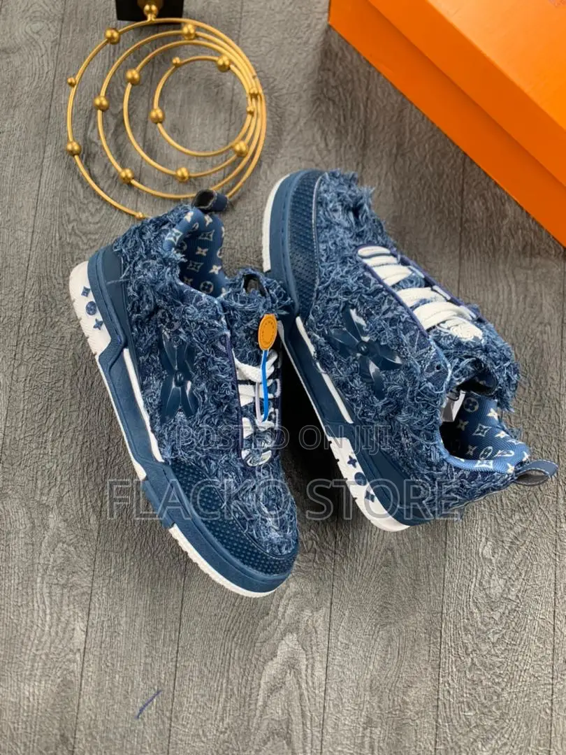 Original Louis Vuitton Denim Sneakers