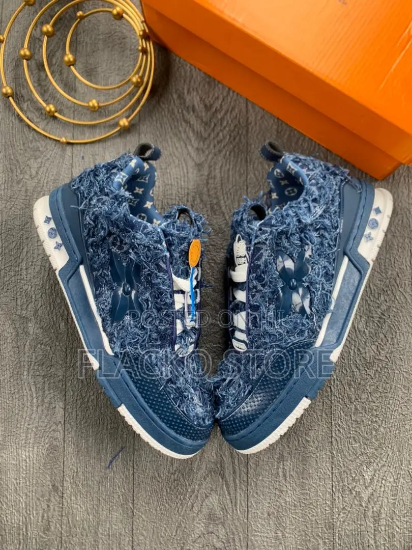 Original Louis Vuitton Denim Sneakers