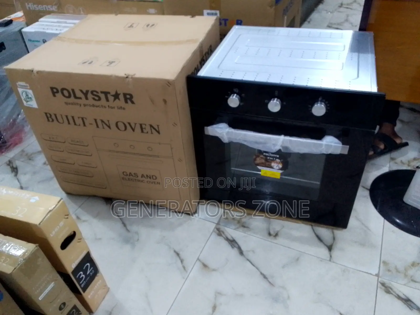 Black Color Polystar Built in Oven {Pv-Eg271bb}
