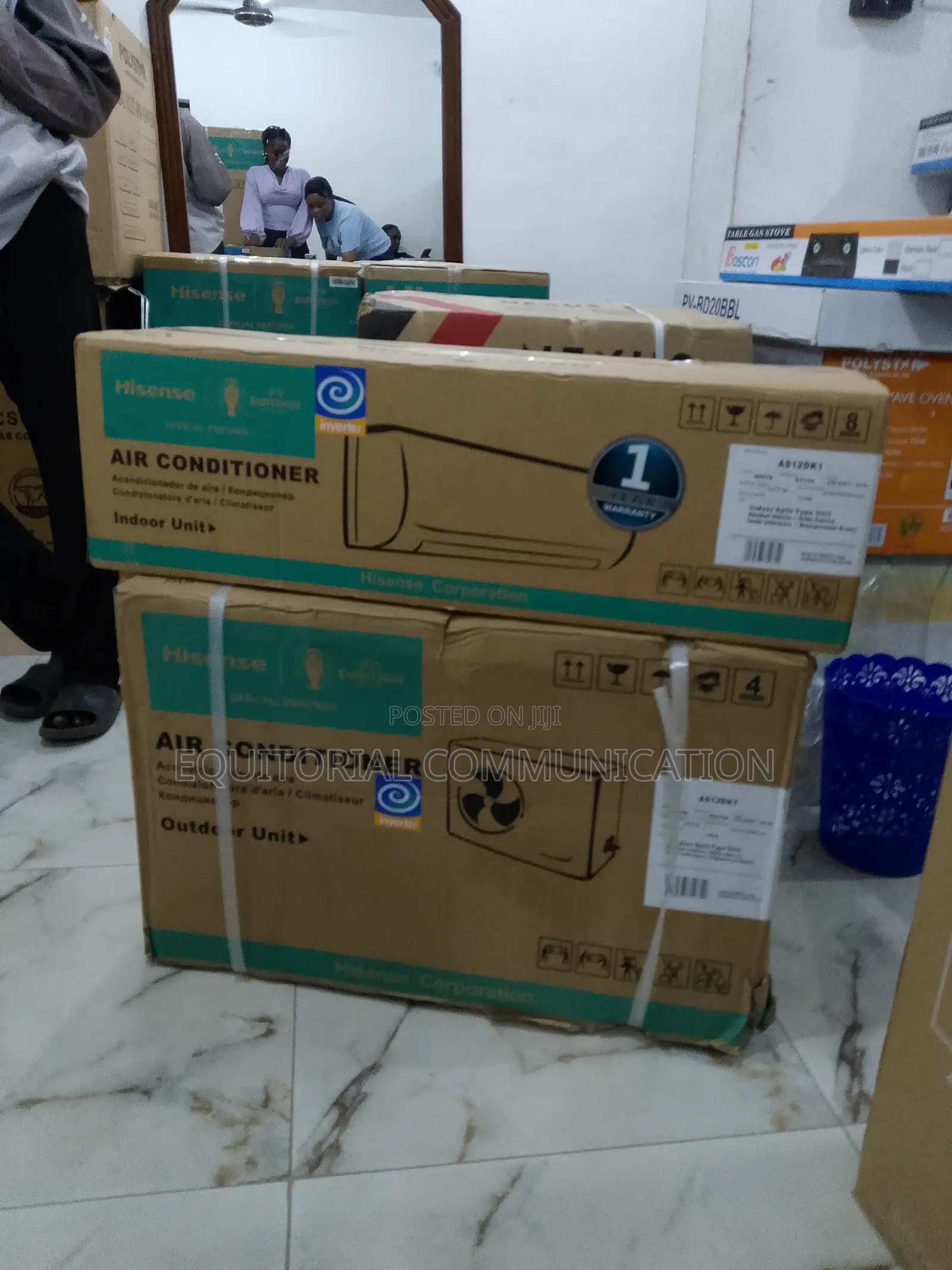 1.5hp Split Type Hisense Inverter AC (As12dk1)