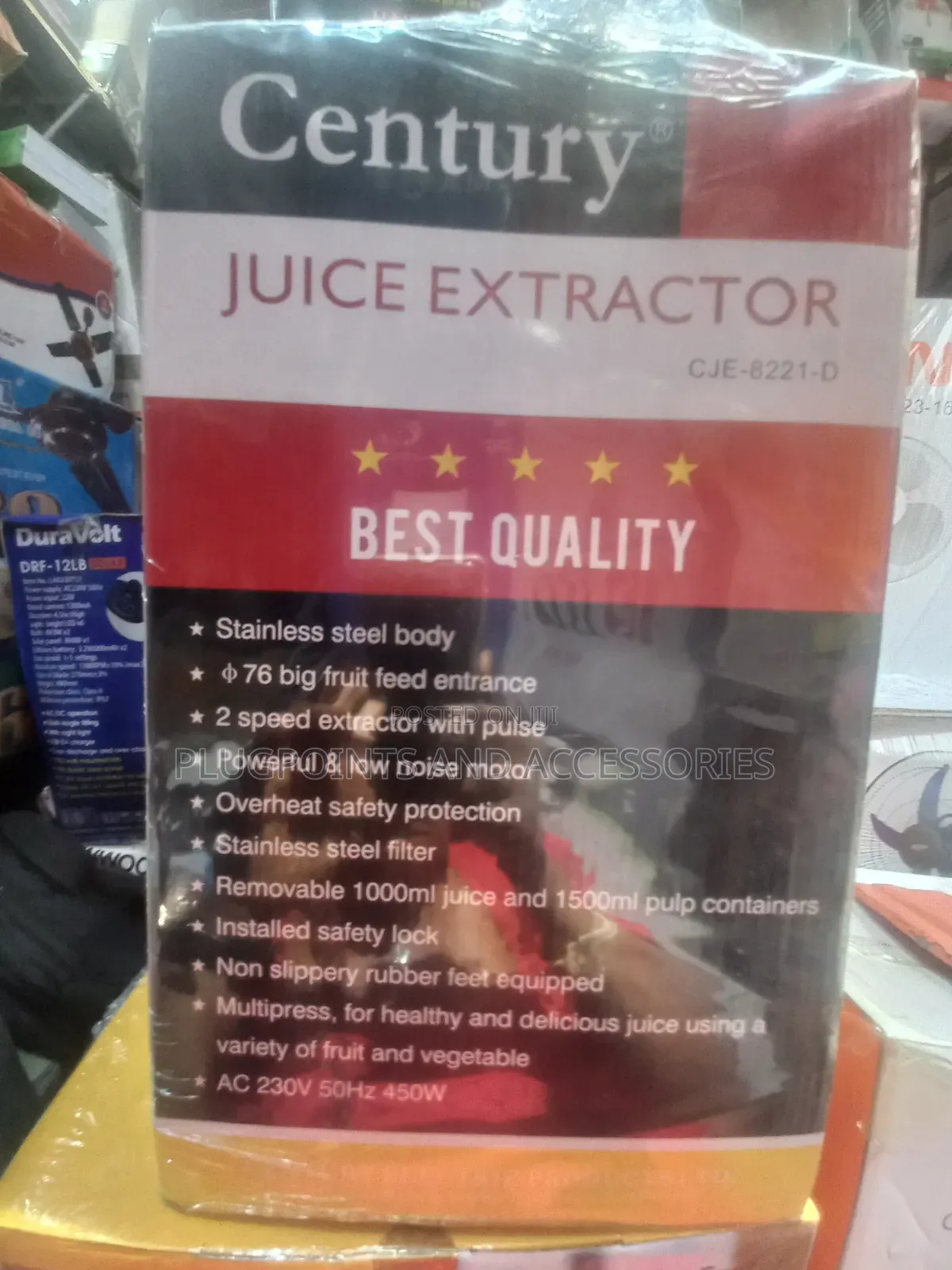 Century Juice Extractor Cje -8221 -D Clearance Sales