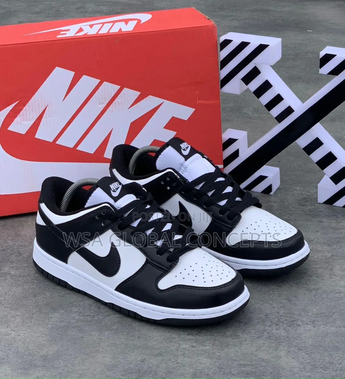 Nike Sb Panda Black and White Sneakers