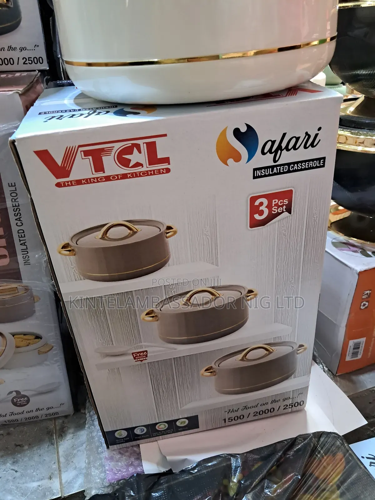 3 PCS VTCL Insulated Dinner Set