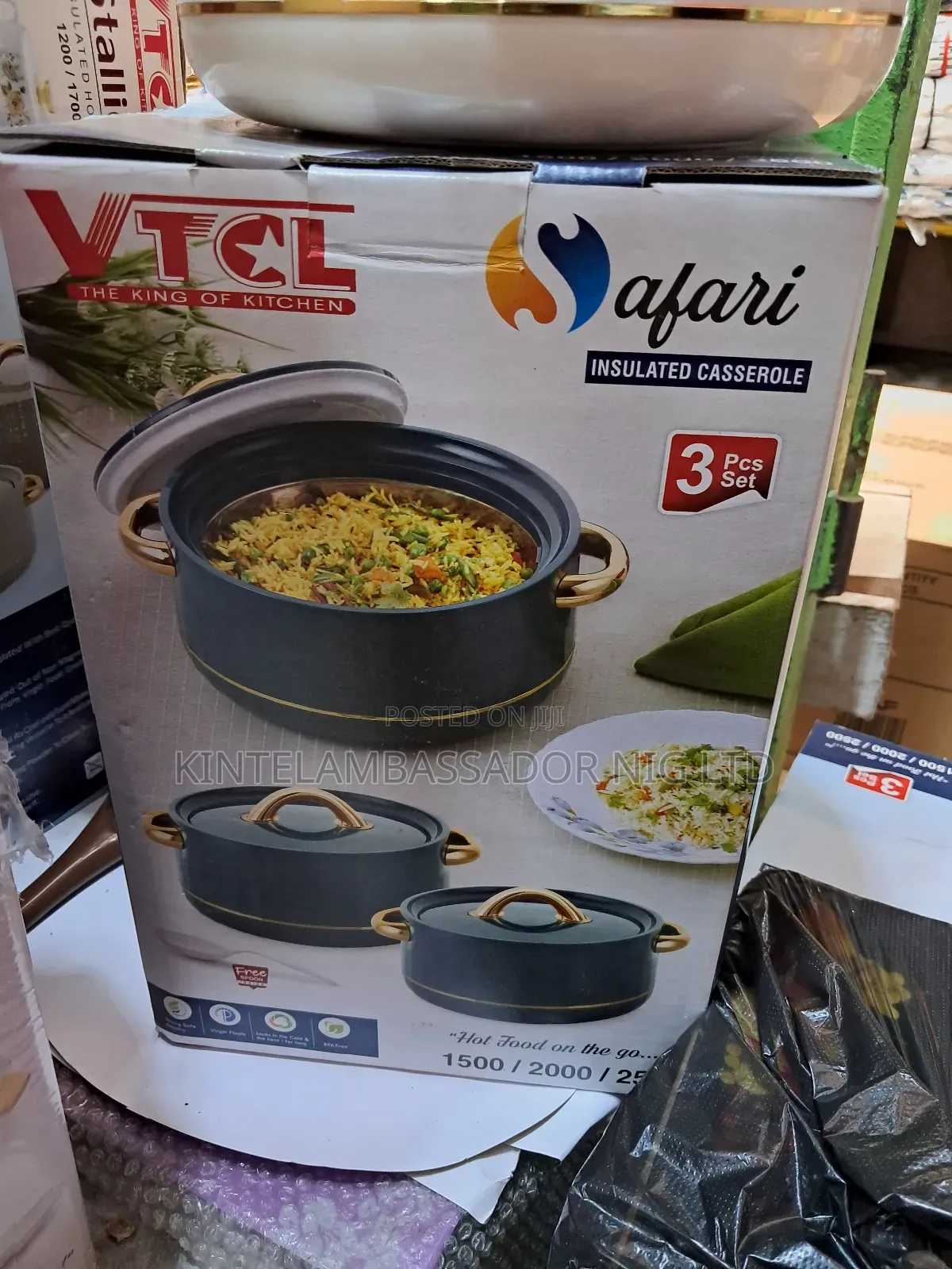 3 PCS VTCL Insulated Dinner Set