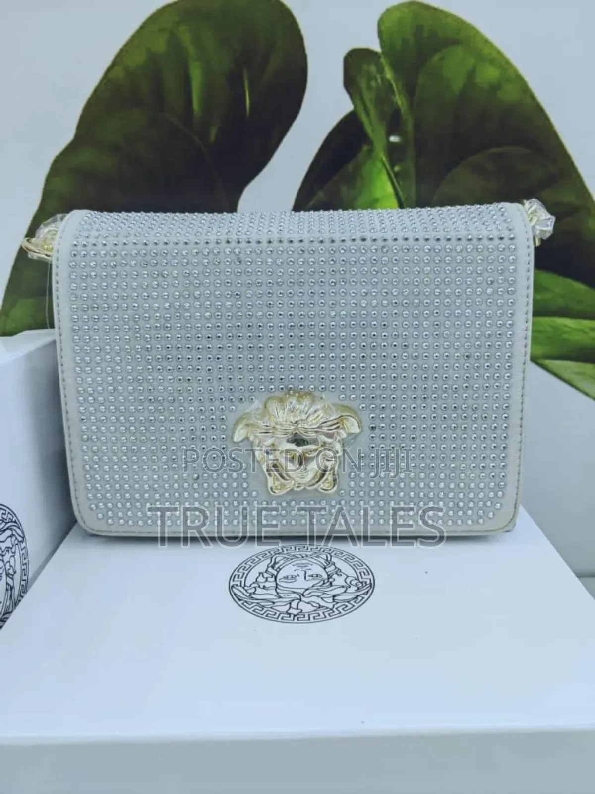 Versace Stone Embellished Purse Bag