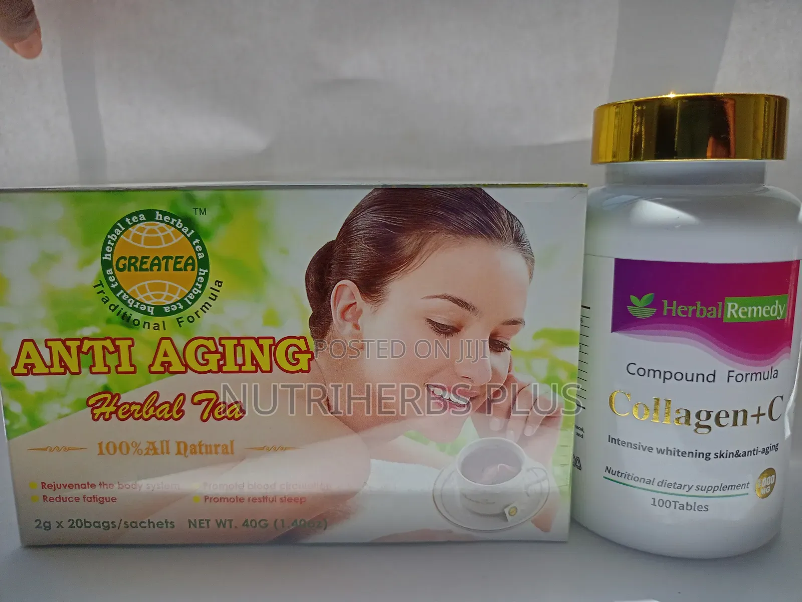 Anti-Aging Tea + Collagen+C: For Intensive Whitening Skin