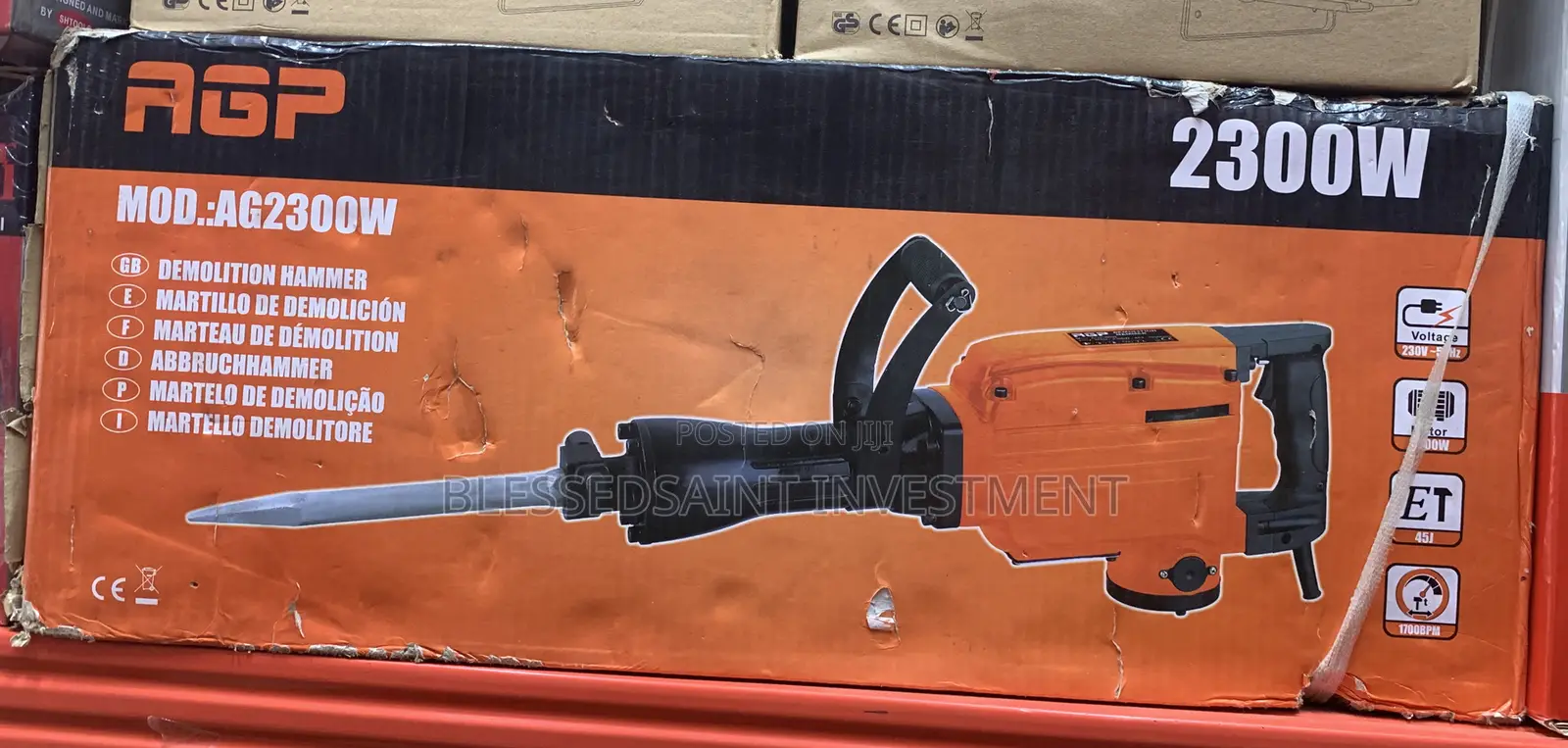 AGP Demolition Hammer 2300w