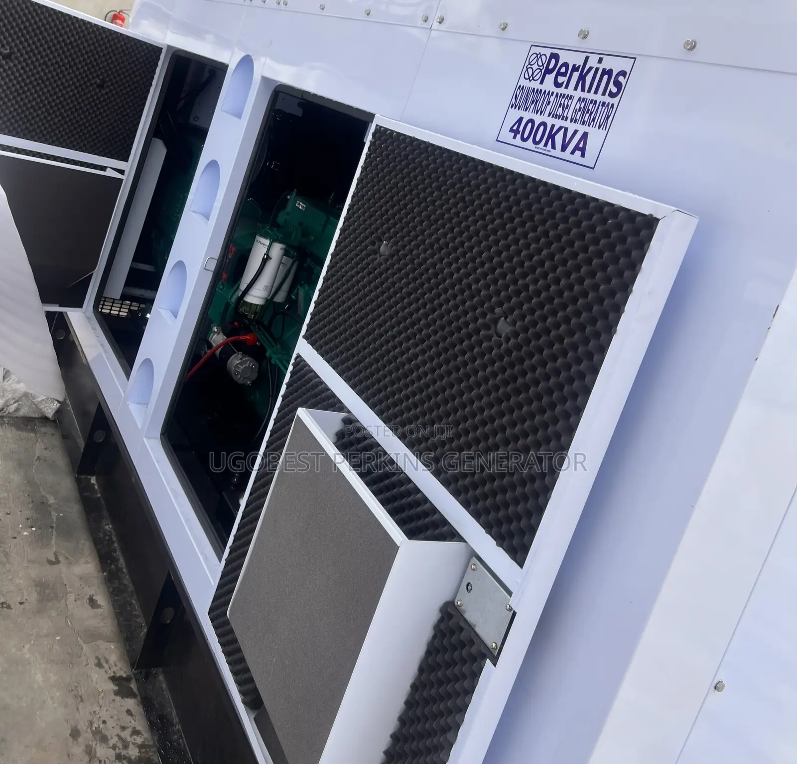 400kva Perkins Soundproof Generator 100% Copper Coil