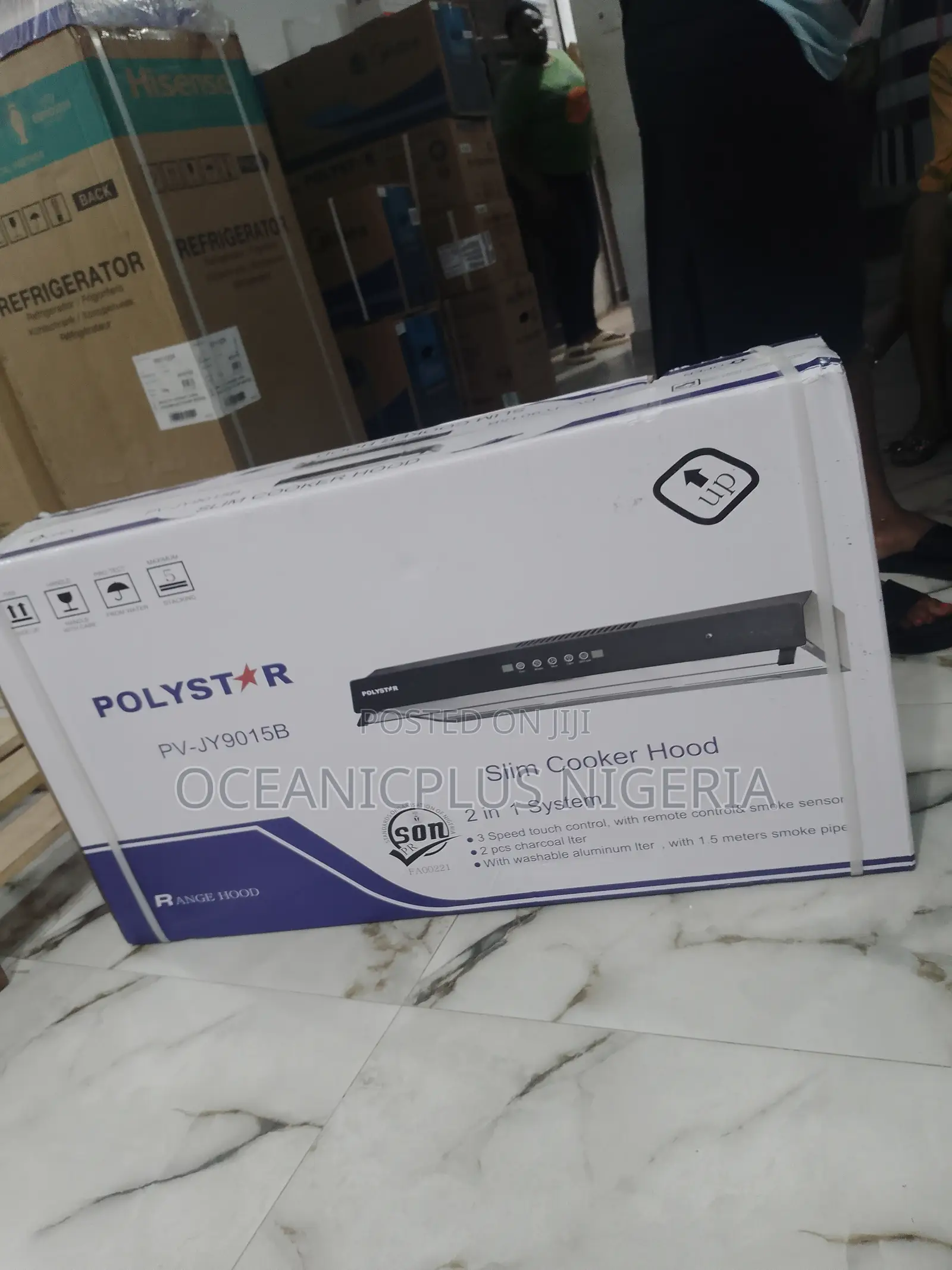 Touch Control Cooker Hood