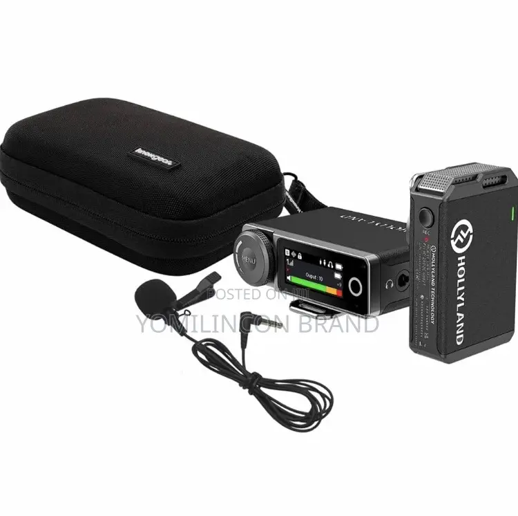Hollyland LARK MAX Solo Wireless Microphone (2.4 Ghz, Black)