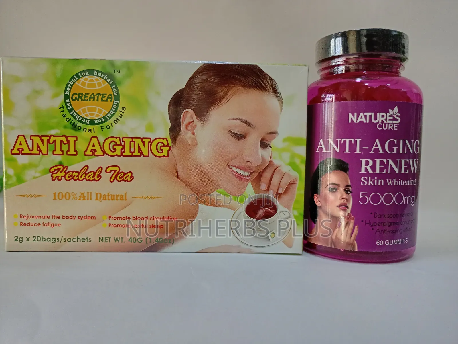 Greatea Anti-Aging Herbal Tea + Anti-Aging: Glow Inside Out