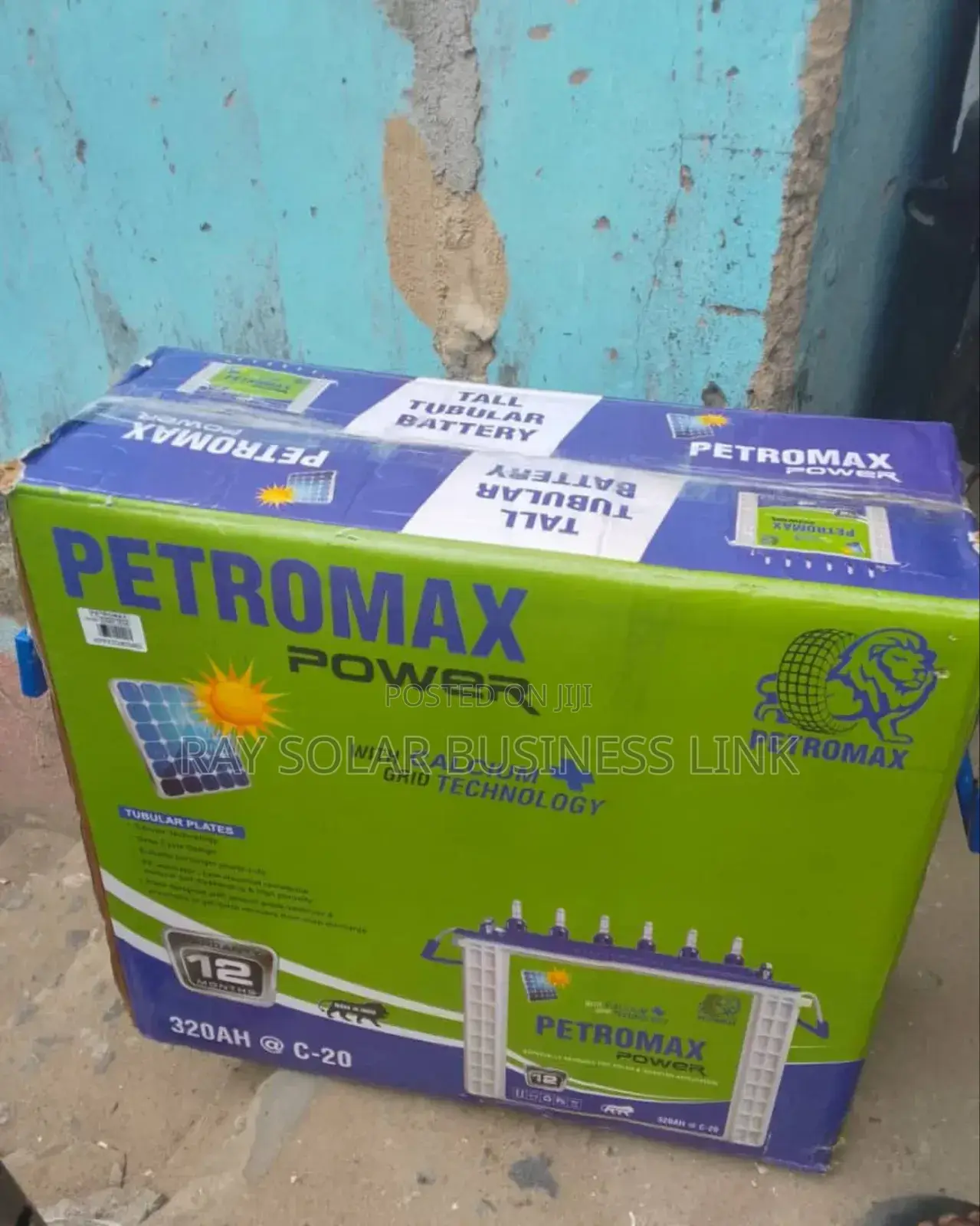 320ahms/12v Petromax Tubular Member