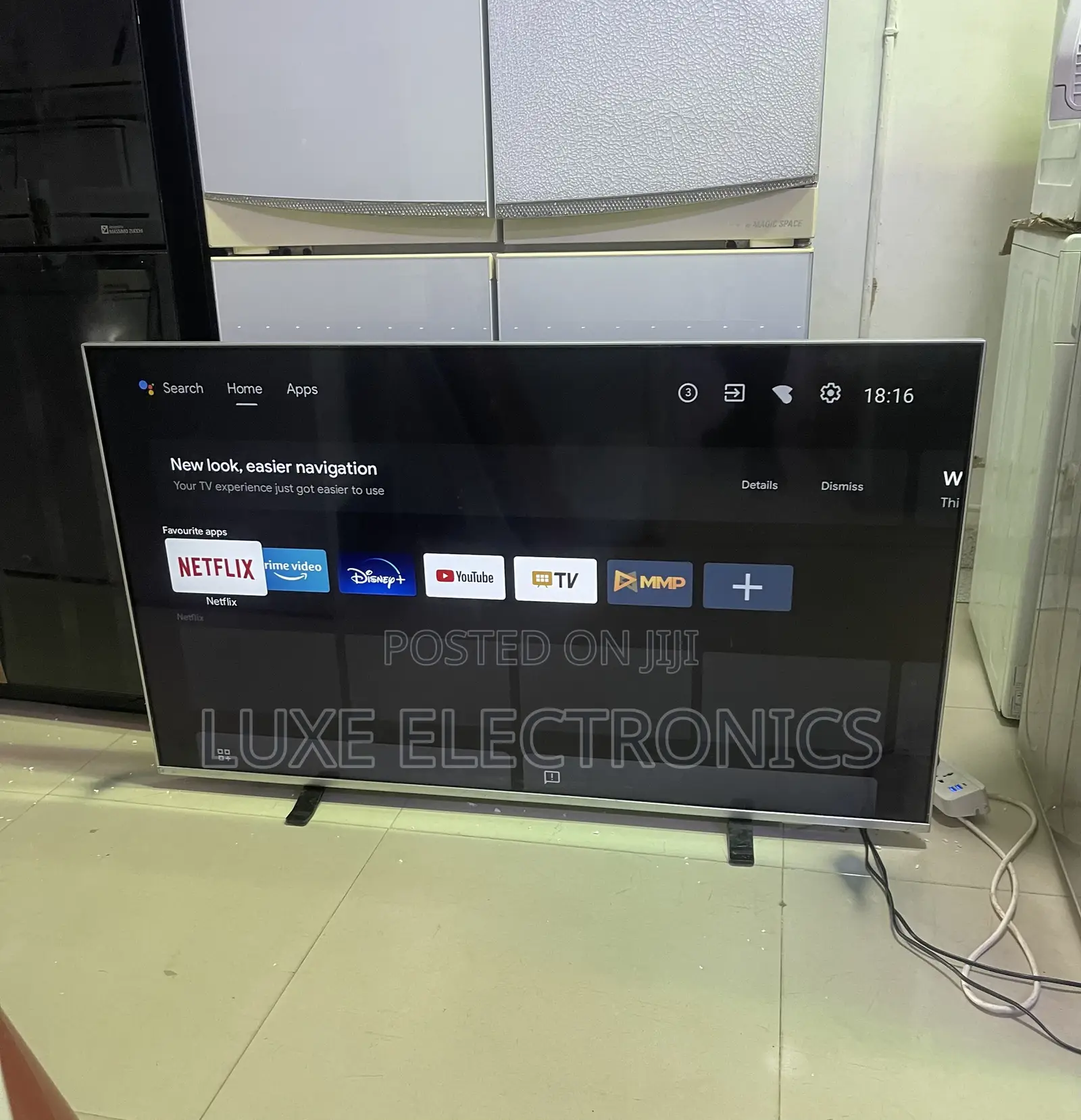 55 Inches Phillips Frameless Android Tv With Ambient Light