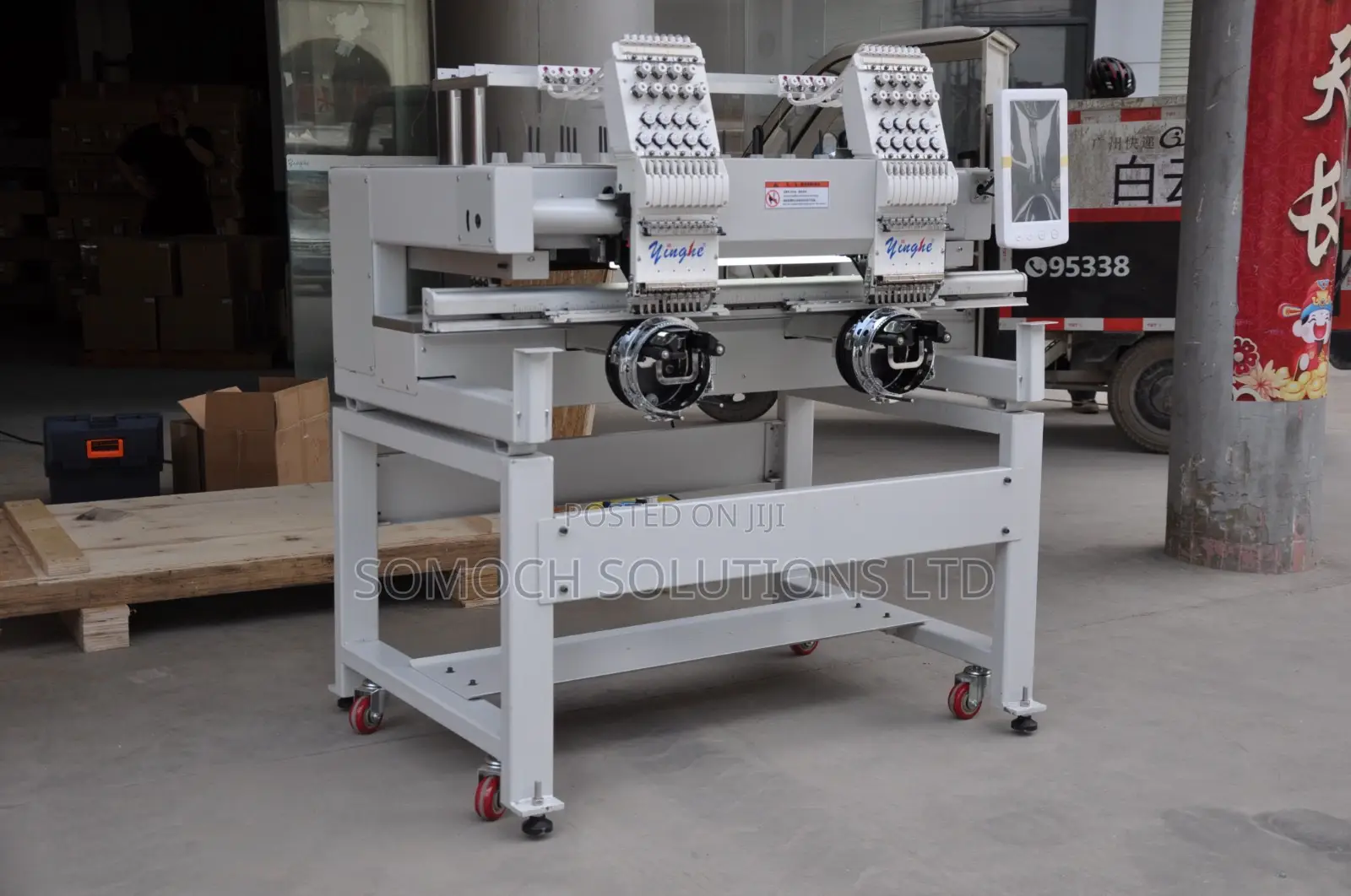 2 Heads 9 Needles Embroidery Machine Yinghe Nigeria Lagos