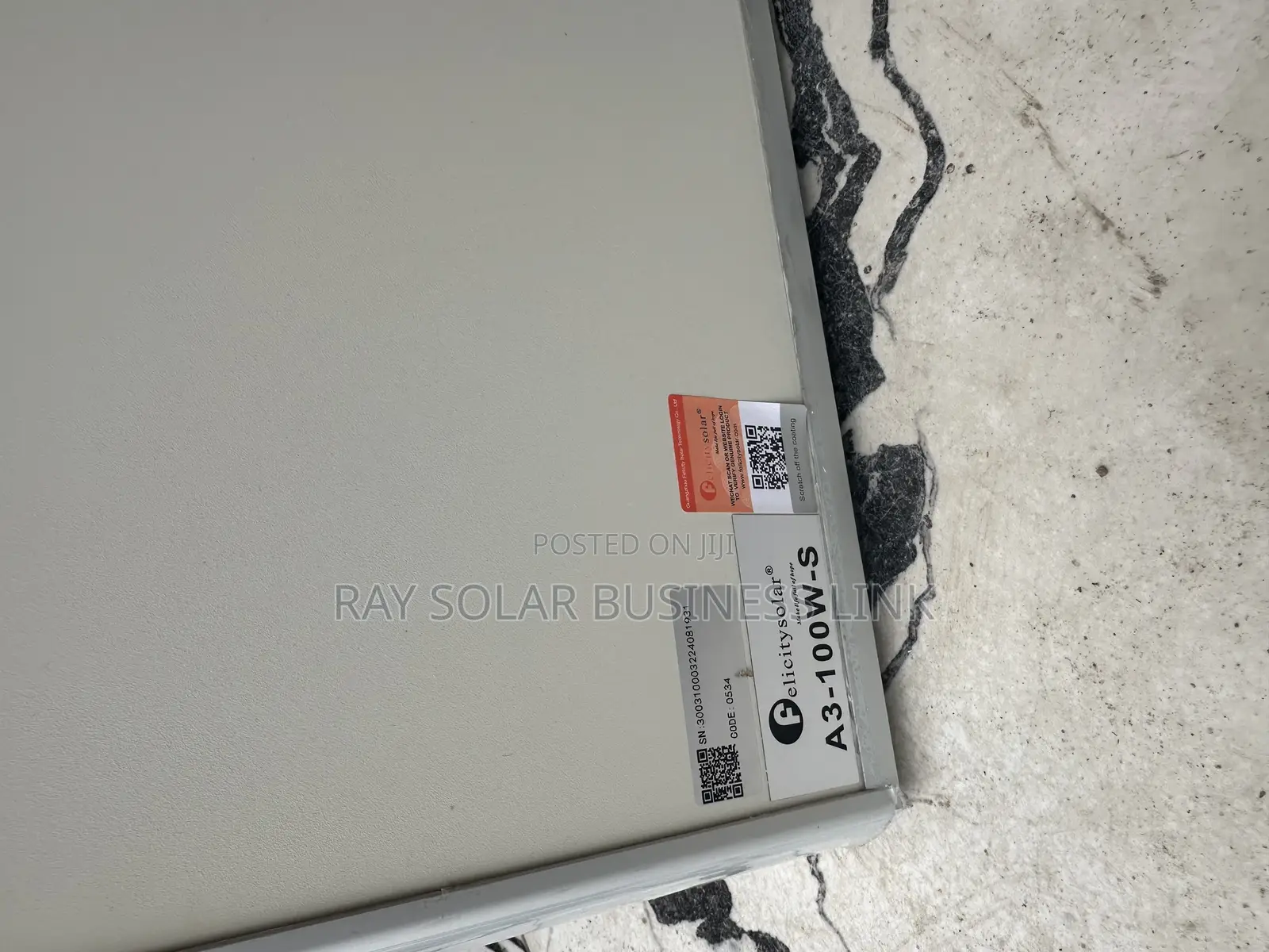 A3 100w Felicity Solar Street Light