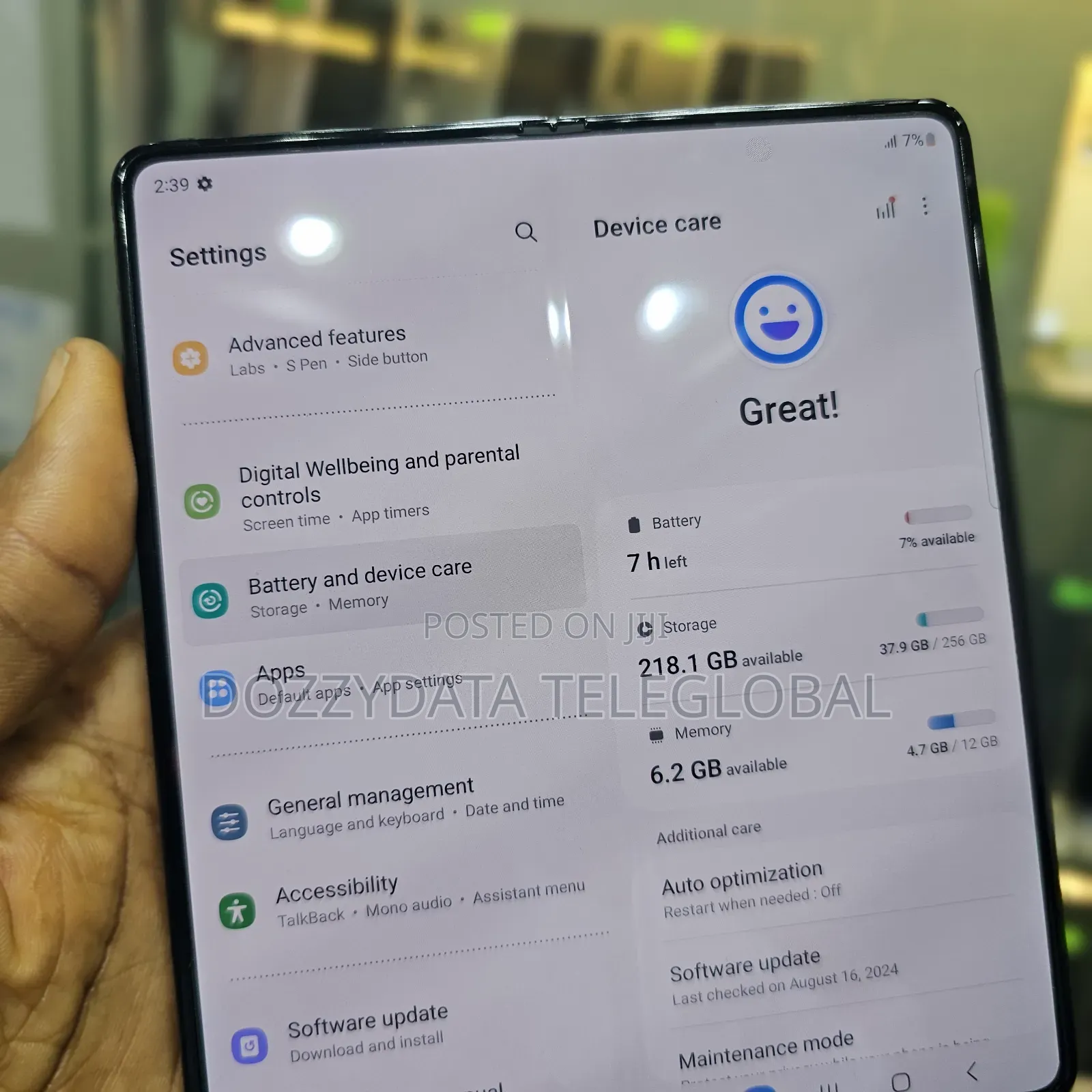 Samsung Galaxy Z Fold 5 256 GB
