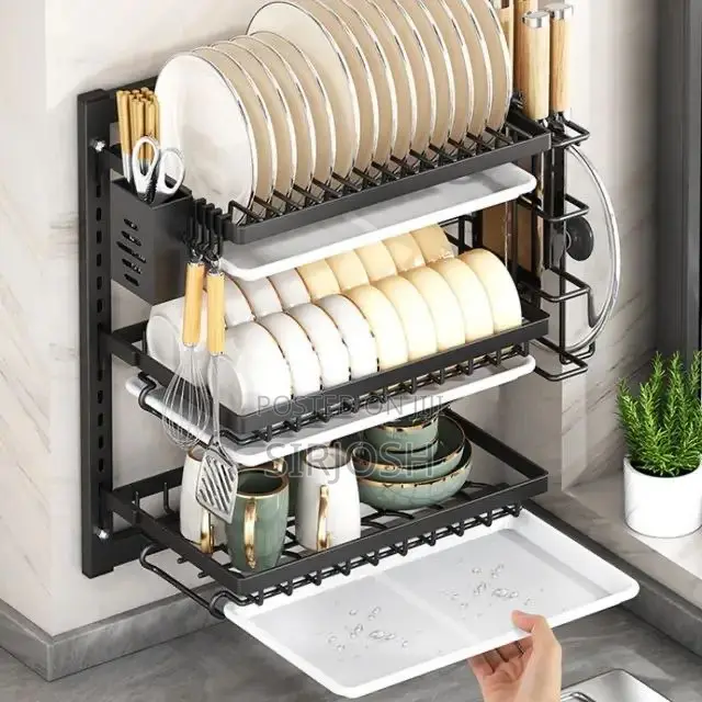 3 Layer Wall Mounted Dish Rack