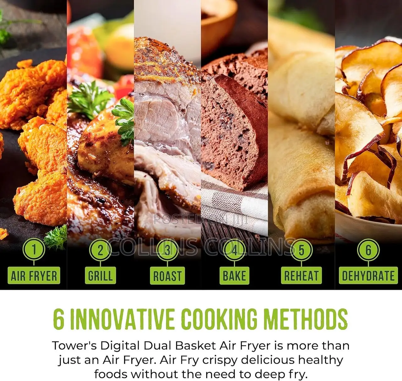 Tower 8.5L Dual Basket Air Fryer