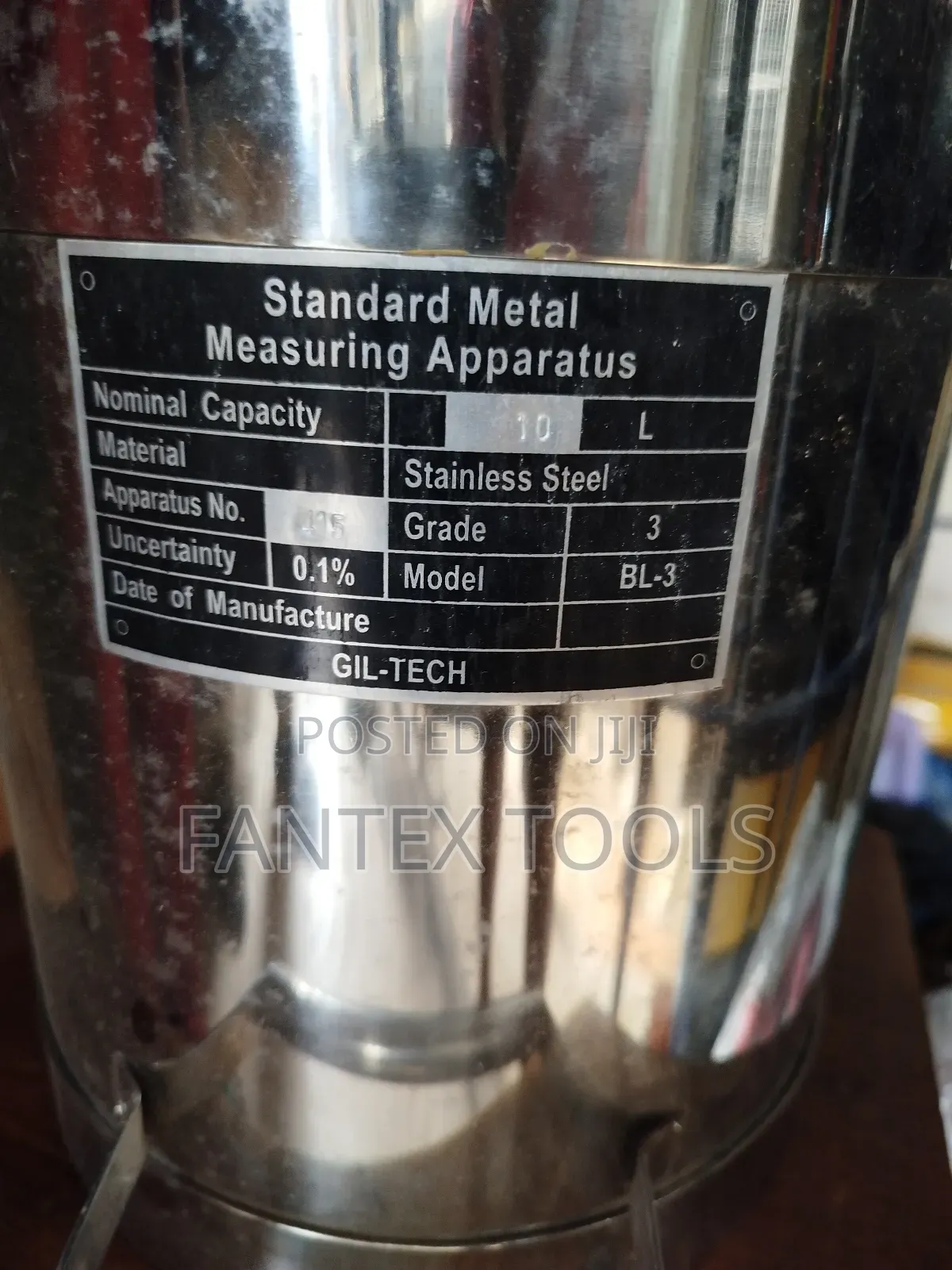 Measuring Apparatus 10 Liters.