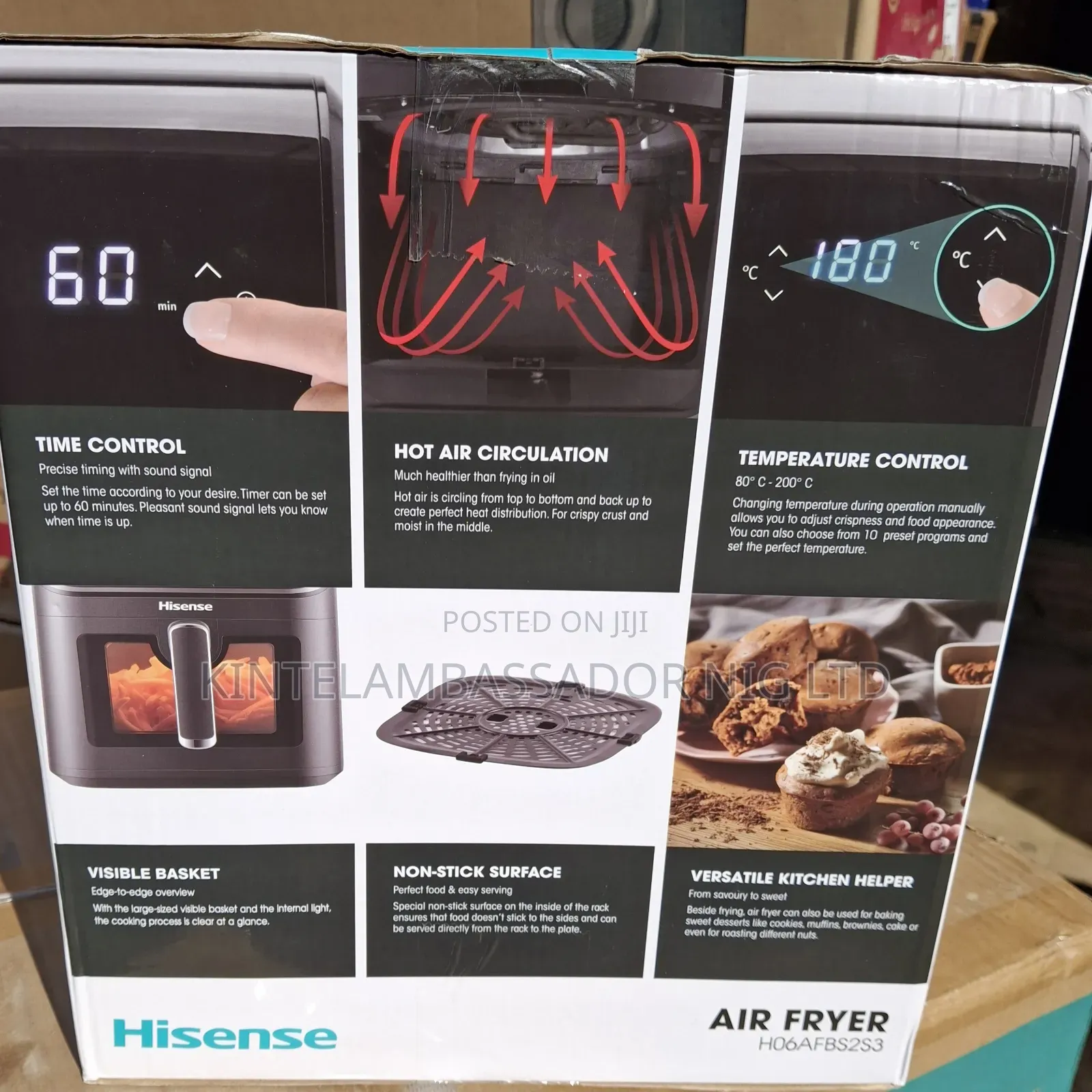 Hisense Airfryer - HO6AFBS2S3