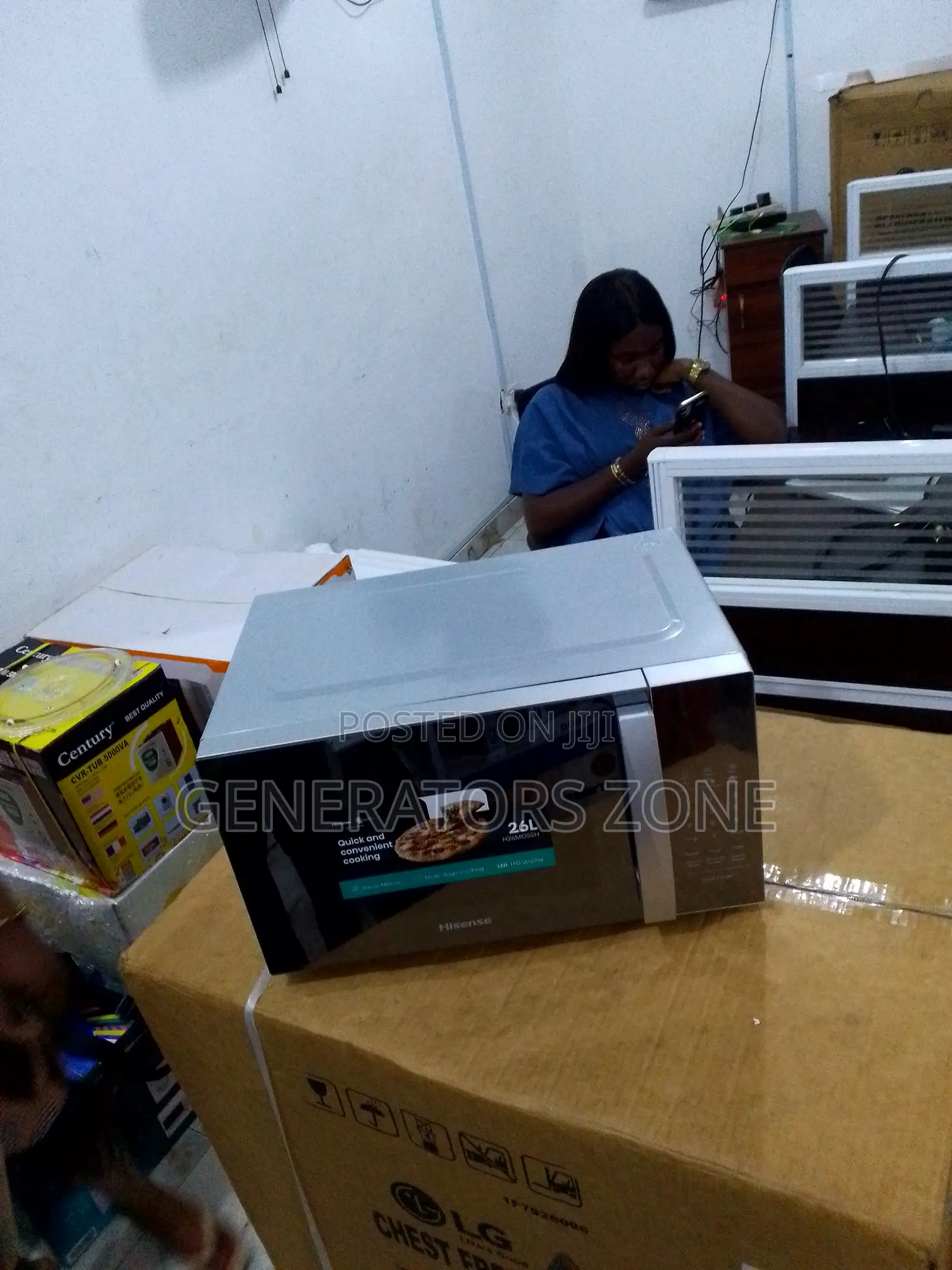 Energy Saving Mode 26L Hisense Microwave Oven / H26mos5h