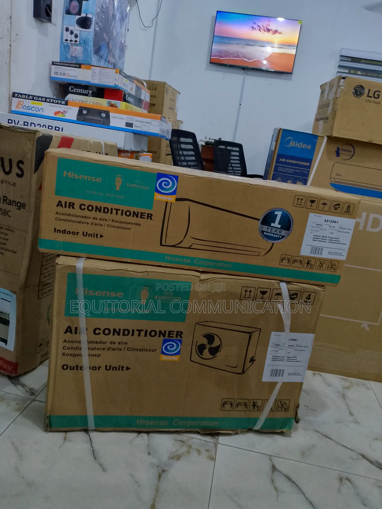 New_in 1.5hp Hisense Inverter Technology Ac(As12dk1)