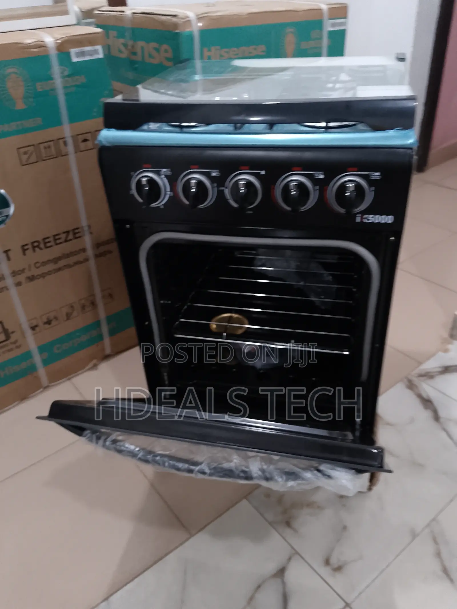 Top-Notch Gas Cooker 3burner + 1 Electric ,Oven and Grill 