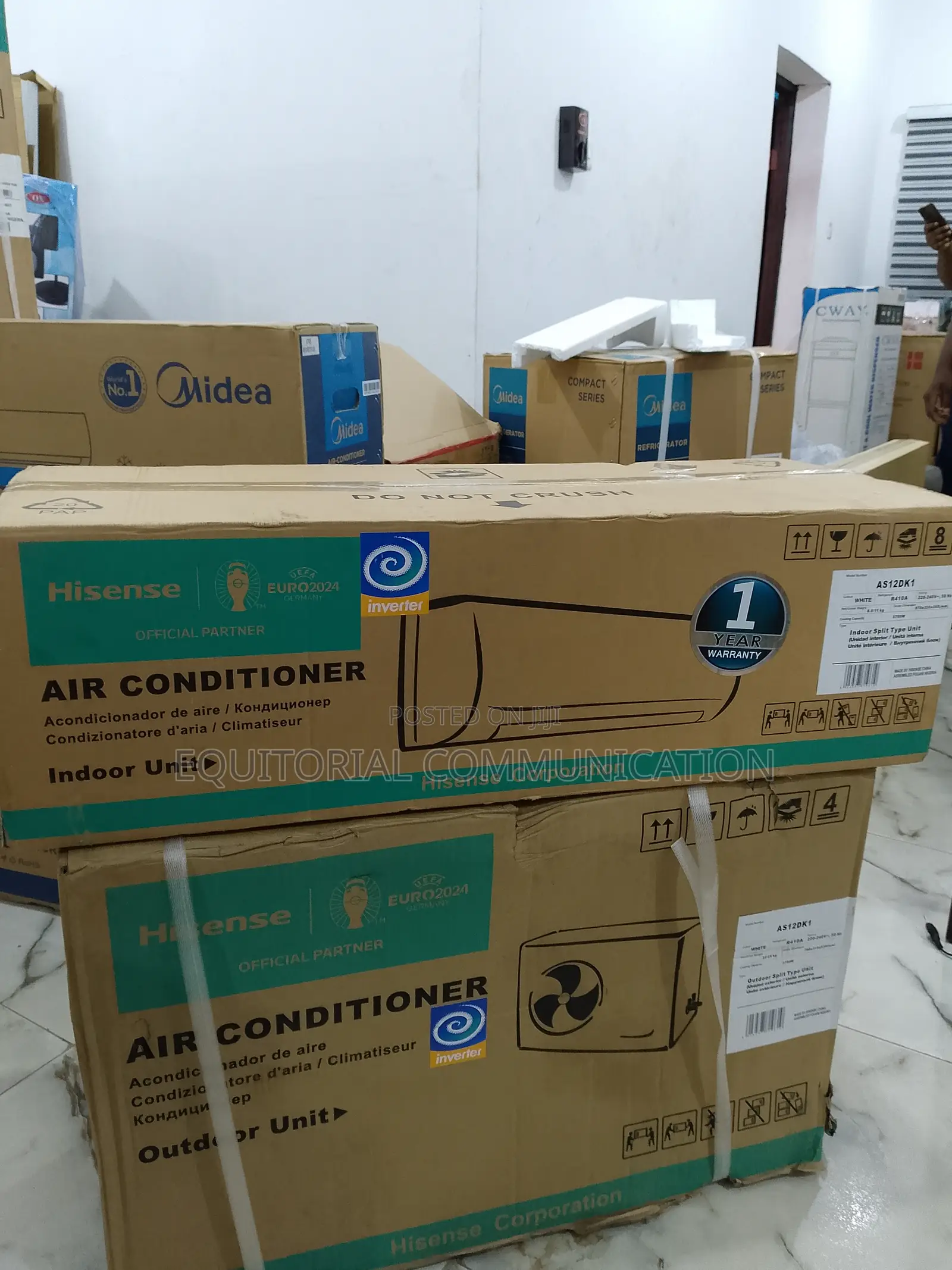 1.5hp Hisense Inverter Smart Split Unit AC (As12dk1)
